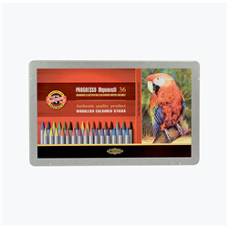 Koh-I-Noor Progresso Aquarell Woodless Coloured Pencils - 36 Pack